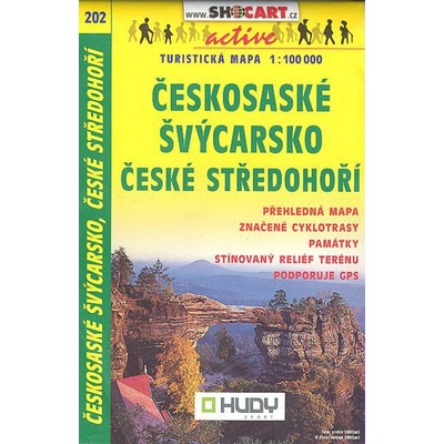 Českosaské Švýcarsko České středohoří 1:100 000