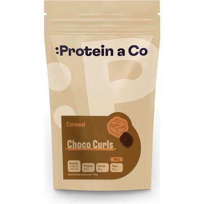 Protein & Co. Čokoládové hoblinky s karamelovou príchuťou 150 g