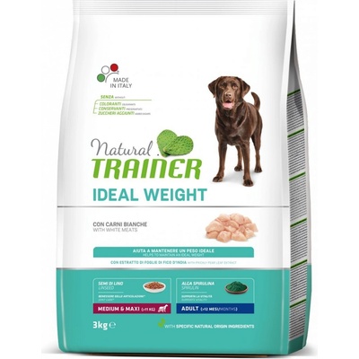 Natural Trainer Ideal Weight White Meats Adult Medium & Maxi 3 kg