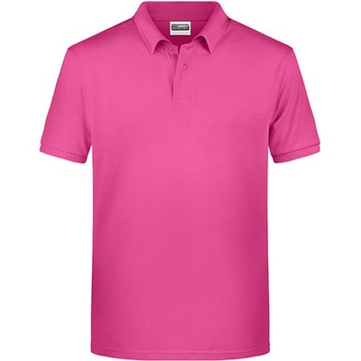 James & Nicholson Pánska polokošeľa JN8010 pink