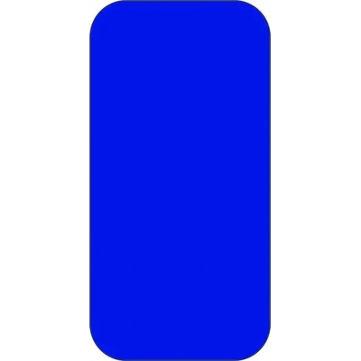 Samolepicí značení umístění palet WT-5110, tvar ''obdélník'' – PVC, modrá, 100×50 mm, balení 25 ks