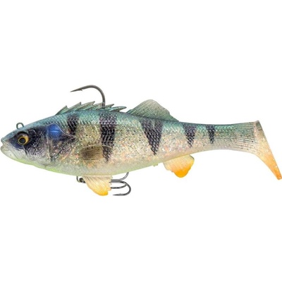 Savage Gear Gumová nástraha 3D Perch RTF Ghost Silver - 12,5cm 37g