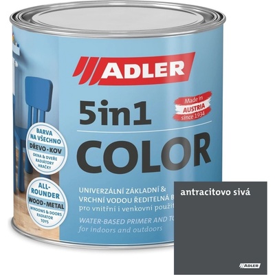 ADLER 5in1-COLOR 0,75l antracit - Farba pre celú domácnosť