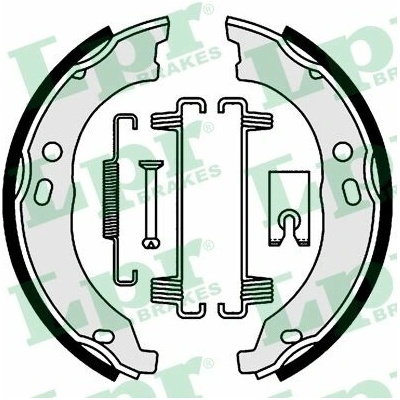 Sada brzd. čeľustí parkov. brzdy LPR 01003