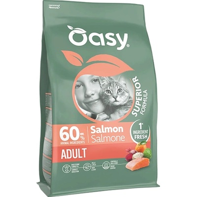 Oasy Cat Superior Adult Salmon 6 kg