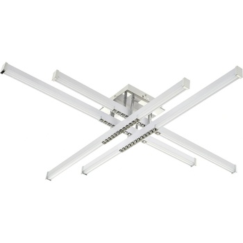 ELBULGARIA LED плафон със смарт управление Elbulgaria - Scordia, 3054-4ch, 100W, IP20, хром (3054-4ch)