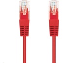 C-TECH CB-PP5-025R patch, Cat5e, UTP, 0,25m, červený
