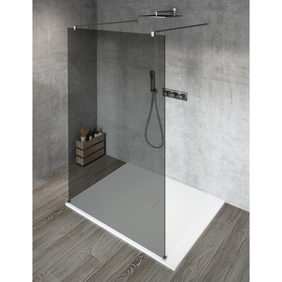 Gelco VARIO CHROME jednodílná zástěna do prostoru, kouřové sklo, 1000 mm