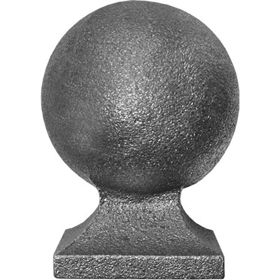 Guľa ozdobná, H = 90 mm, podstavec 58 x 58 mm, dutá