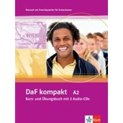 DaF kompakt A2 2. diel učebnice nemčiny a pracovný zošit vr. 2 audio CD
