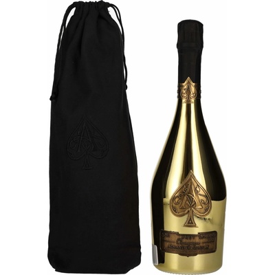Armand de Brignac Gold Brut 12,5% 0,75 l (darčekové balenie plátené vrecúško)