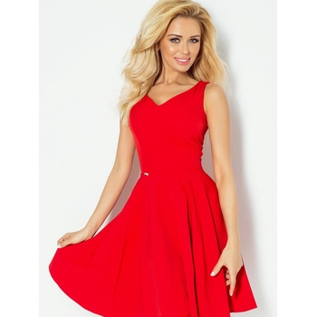 Numoco Кръгла рокля - деколте във формата на сърце Numoco numoco | Cherven | ЖЕНИ | L