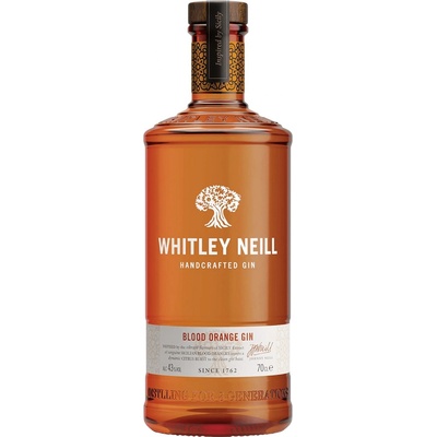 Whitley Neill Blood Orange Gin 43% 0,7 l (čistá fľaša)