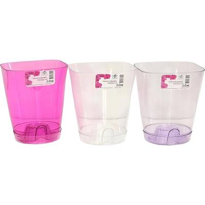 Саксия за орхидея квадрат 13 х 13см. 1.3л