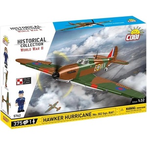 COBI II WW Hawker Hurricane No 302 Sqn. RAF, 1: 32, 373 k, 1 f (COBI-5762)