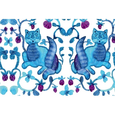 DIMEX ART Флизелинов фототапет фантастична котка 375 x 250 см