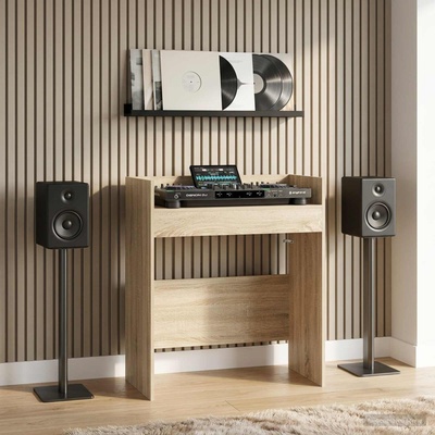 vidaXL DJ маса Дъб сонома 62 x 45 x 102 см Инженерна дървесина (8006758)
