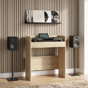 vidaXL DJ маса Дъб сонома 62 x 45 x 102 см Инженерна дървесина (8006758)