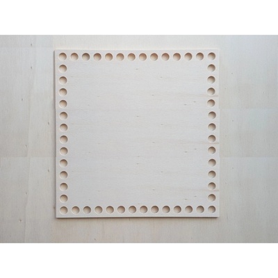 LYMFY | Dřevěné dno čtverec 20x20cm | přírodní dřevo