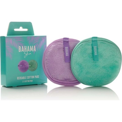 Bahama Skin Reusable Cotton Pads pratelné odličovací tampony z mikrovlákna 2 ks