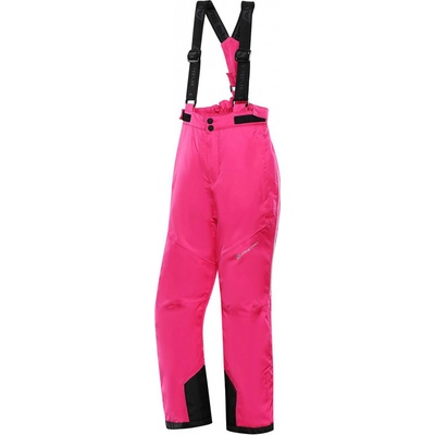 Alpine Pro Aniko 5 Detské lyžiarske nohavice KPAU239 pink glo
