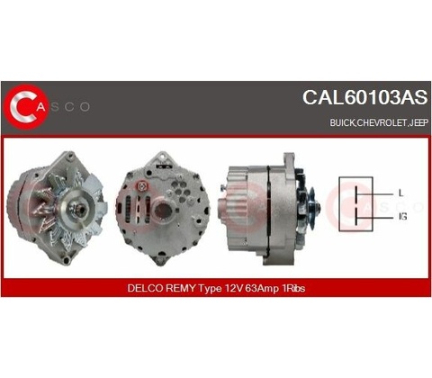 generátor CASCO CAL60103AS