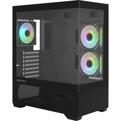 Ion Computers Геймърски компютър ION Chronix Black V2 с процесор AMD Ryzen 5 7500F, видео карта GeForce RTX 5060 Ti 8GB GDDR7, RAM памет 16GB(2x8GB) DDR5 5200MHz, SSD 512GB NVMe M. 2 PCIe 4.0 5100/4500MB/s (c003048)