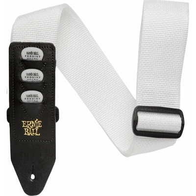 Ernie Ball Polypro Pickholder White Колан за китара (P04259)
