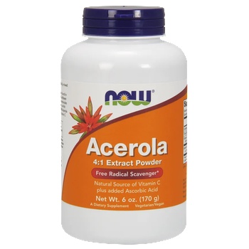 NOW НАУ ФУДС АЦЕРОЛА ПРАХ 170 ГР. /now acerola extract powder 170gr