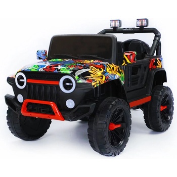 Ocie Джип акумулаторен 12v heat graffiti с родителски контрол