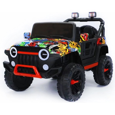 Ocie Джип акумулаторен 12v heat graffiti с родителски контрол