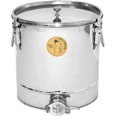 Mellarius Stáčecí nádoba 25 kg nerez kohout – Sleviste.cz