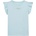GUESS Бледо синя тениска за мини момиче с воали и златист надпис Guess