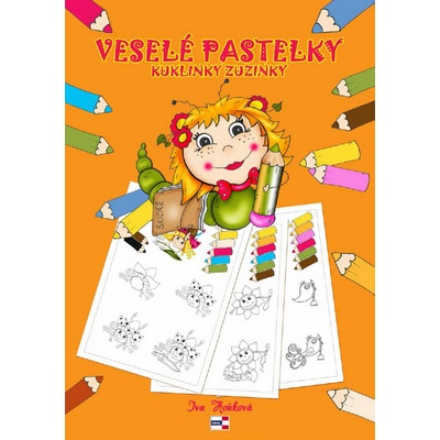 Veselé pastelky kuklinky Zuzinky