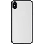 JOYROOM iPhone XS Max 6, 5 JOYROOM ELECTROPLATED силиконов калъф за телефон с рамка с метален ефект, ЧЕРЕН (JR-BP480_B)