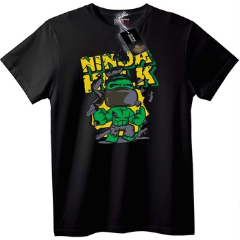 NOONEBRAND Тениска Ninja Turtles - 2XL, Black