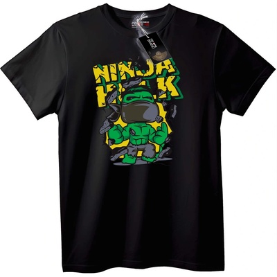 NOONEBRAND Тениска Ninja Turtles - 2XL, Black