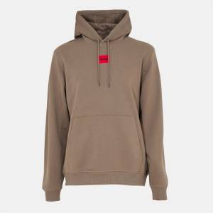 HUGO BOSS Суичър Hugo Mens HUGO Daratschi Drawstring Hoodie - Contemporary Streetwear Design - Med Grey 032