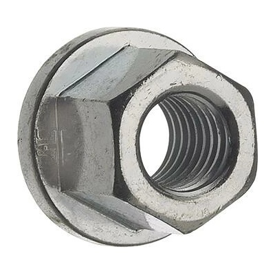 DIN6331/10 M12 plochá šestihranná matice s nákružkem 1.5 d ocel pozink (100 ks)