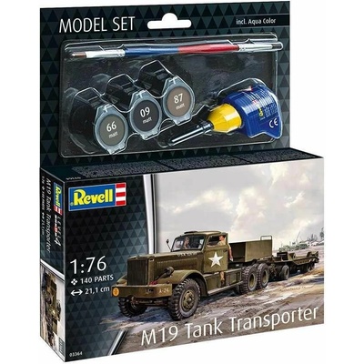 REVELL ModelSet military 63364 M19 Tank Transporter 1 76
