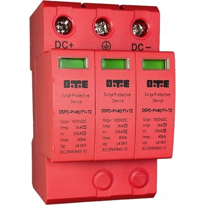 Přepěťová ochrana D.T.E 1000 V IP20 20000 A