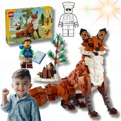 LEGO® Creator 31154 Zvířátka z lesa: Liška obecná