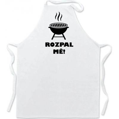 Povidlo.cz Zástěra Rozpal mě Bílá
