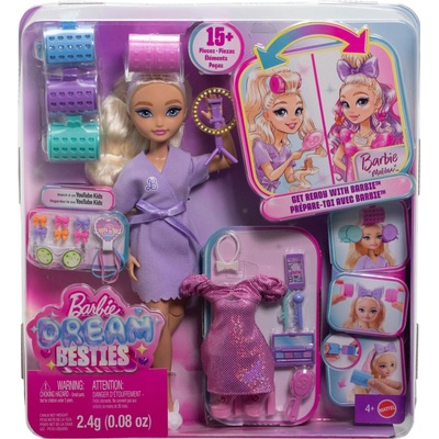 Barbie Dream Besties Get Ready With Barbie Bábika módna + doplnky JGG38
