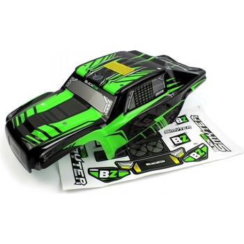 BlackZon Karoserie DT černá/zelená Smyter