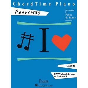 ChordTime Piano, Level 2B, Favorites | Nancy Faber, Randall Faber (ISBN: 9781616770143)