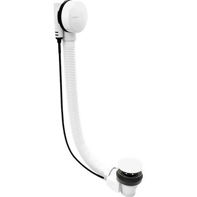 Polysan Polysan, Vaňová súprava s bovdenom, dĺžka 1000mm, zátka 72mm, biela, 71854.10
