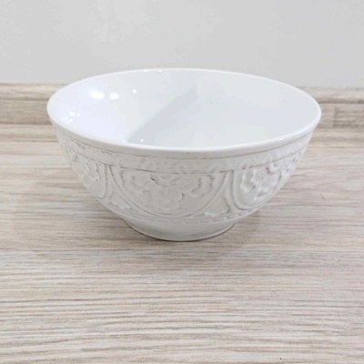 Clayre & Eef Béžová miska s ornamentem Olen 16 x 7 cm