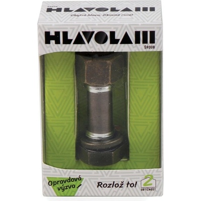 Kovový hlavolam Skrutka
