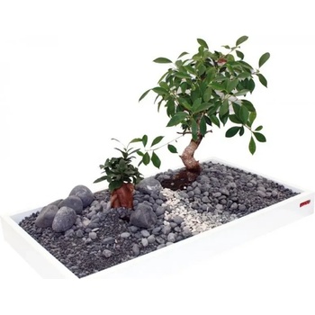 Croci Zen Artist - Поставка за растения, 52х40 см. - бяла